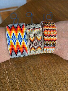 Native American Cuff Beaded Bracelets